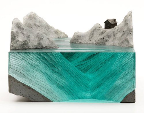 mayahan:Captivating Layered Glass Sculptures By Ben Young