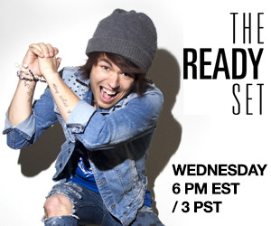 Get ready&hellip; get set&hellip; for The Ready Set!   Jordan will be live this We