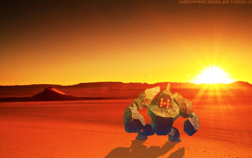 shinypokemonlab:  -Golems of Hoenn- ~aquacarl 