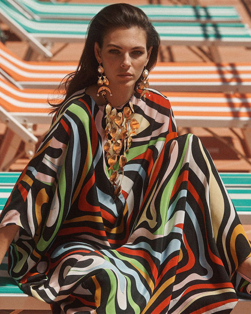 artfulfashion: Vittoria Ceretti for Emilio Pucci La Grotta Azzurra Campaign, photo by Lachlan Bailey