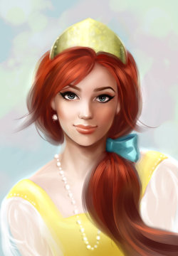 princessesfanarts:  Anastasia by MartaDeWinter