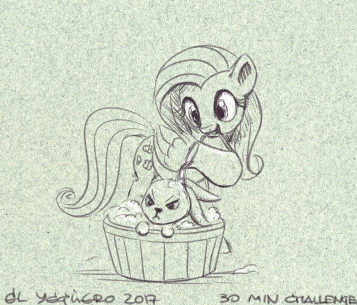 30minchallenge:Look at all these ponies taking good care of their pets!thanks for