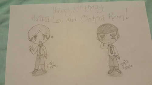 Merry Birthday To Nekoma's Haiba Lev And Shiratorizawa's Oohira Reon! Today I Drew Them As Waiters! I