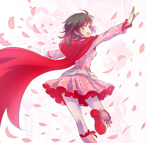 red-like-roses:jesper-mojo:Red rose Garden@tsundere-bellwether Ruby as… Ruby!