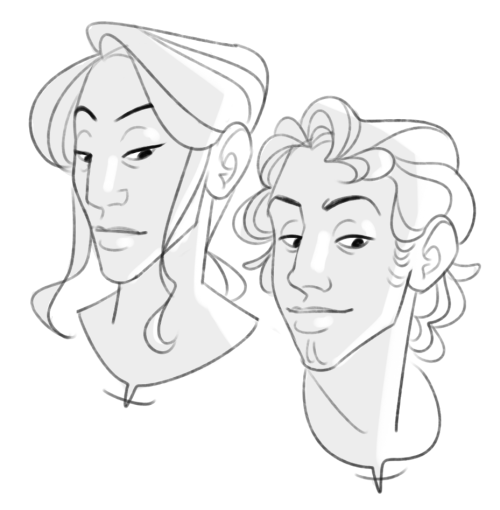 jiubilant: initial sketches of savirien-chorak and juilek…i think they were bffs. after their