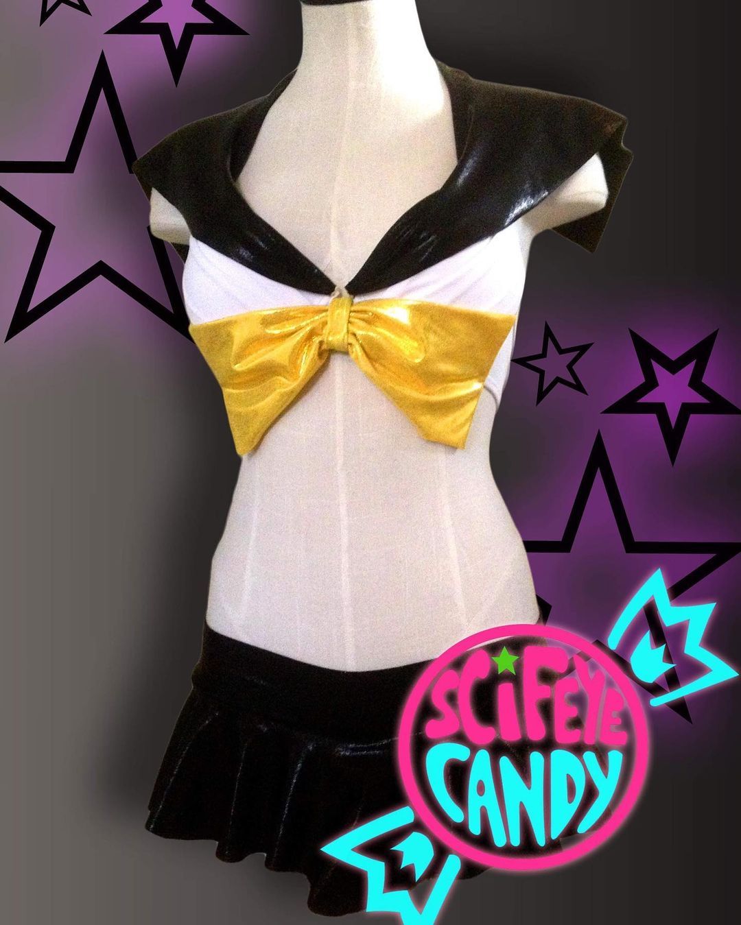 Moon Kitty Lingerie Set by SciFeyeCandy