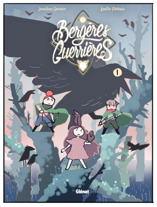 ssoja:I’m half dead but I’m very happy to finally show you the cover of “Bergères Guerrières 2” (she