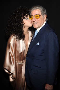 ladvxgaga:  Lady Gaga & Tony Bennett at
