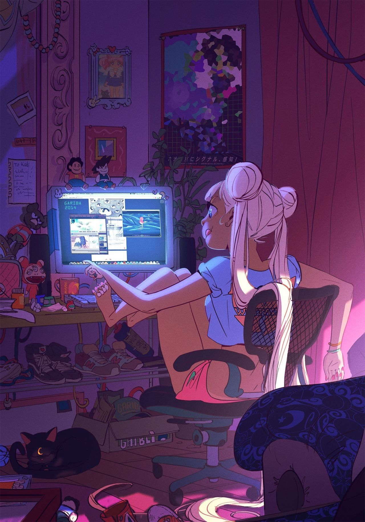 Gamer girl anime tumblr