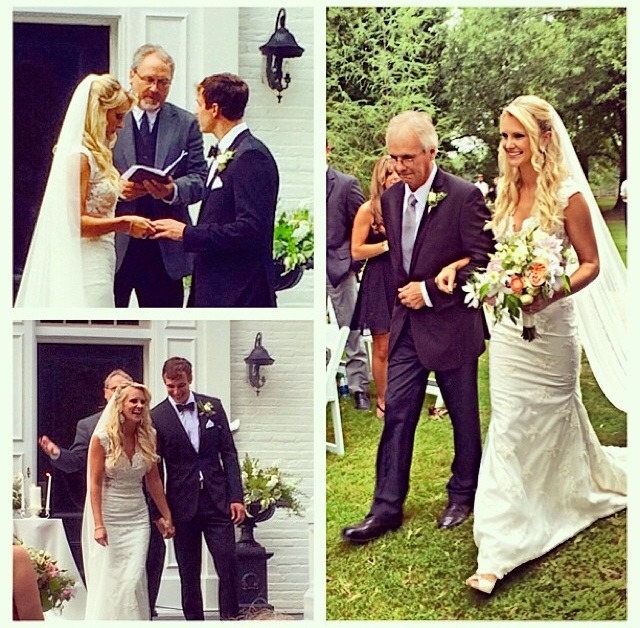 Wives and Girlfriends of NHL players — Mike & Courtney Green's Wedding