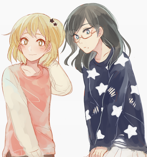 doodled the managers in sweaters i bought at the mall ;v;
