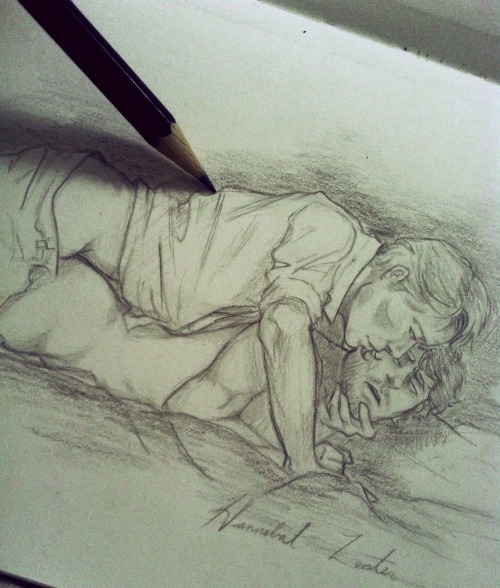 hannibalssketchbook:“Hannibal ,are you taking more notes on me?” …..“oh…yea yea..notes”