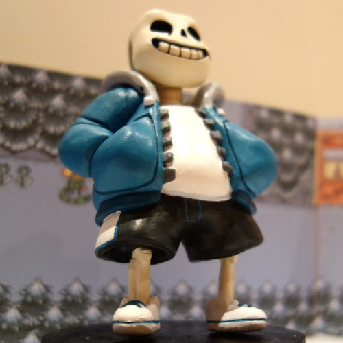 Porn photo niksync:  Sans the Skeleton figurine!Sans