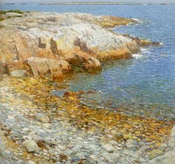 geritsel:  The coasts of the Isle of Shoals - Frederick Childe Hassam 