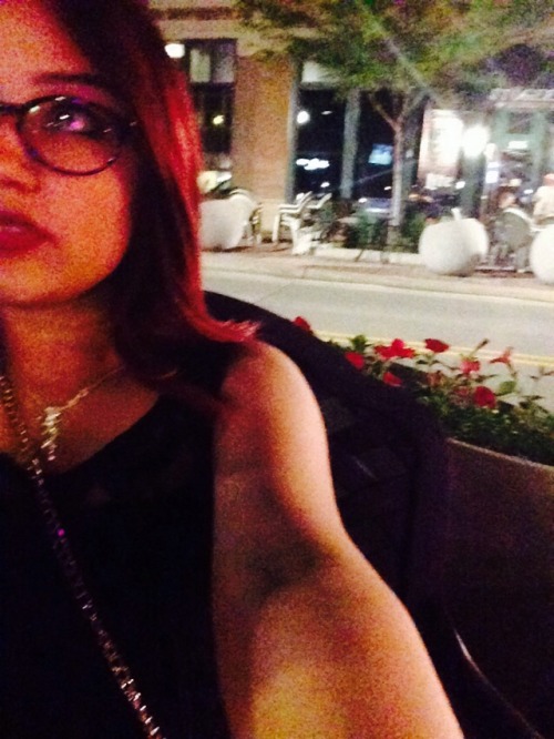 Late night drinking downtown