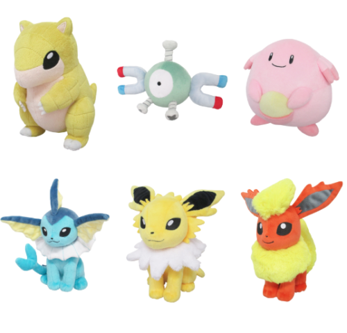 The 9th set from  All-Star Pokémon plush series is scheduled to be release in Japan this  November!