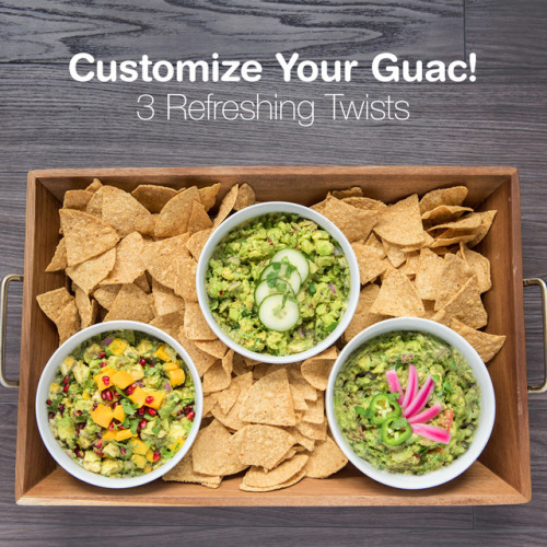 &ldquo;Holy guacamole! Try our extra delish, 3 favorite twists on a refreshing summer dip!&r