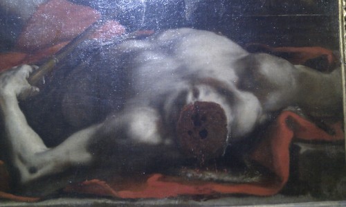 themacabrenbold: Just saw this, Preti exhibition The beheaded corpse of st John Baptist.1660s &