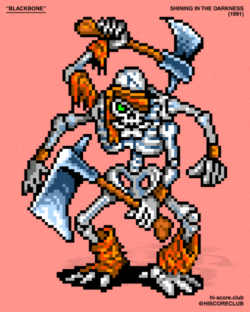 The sprite work in Shining in the Darkness is off the chain. Here’s our fave enemy from the game: Bl