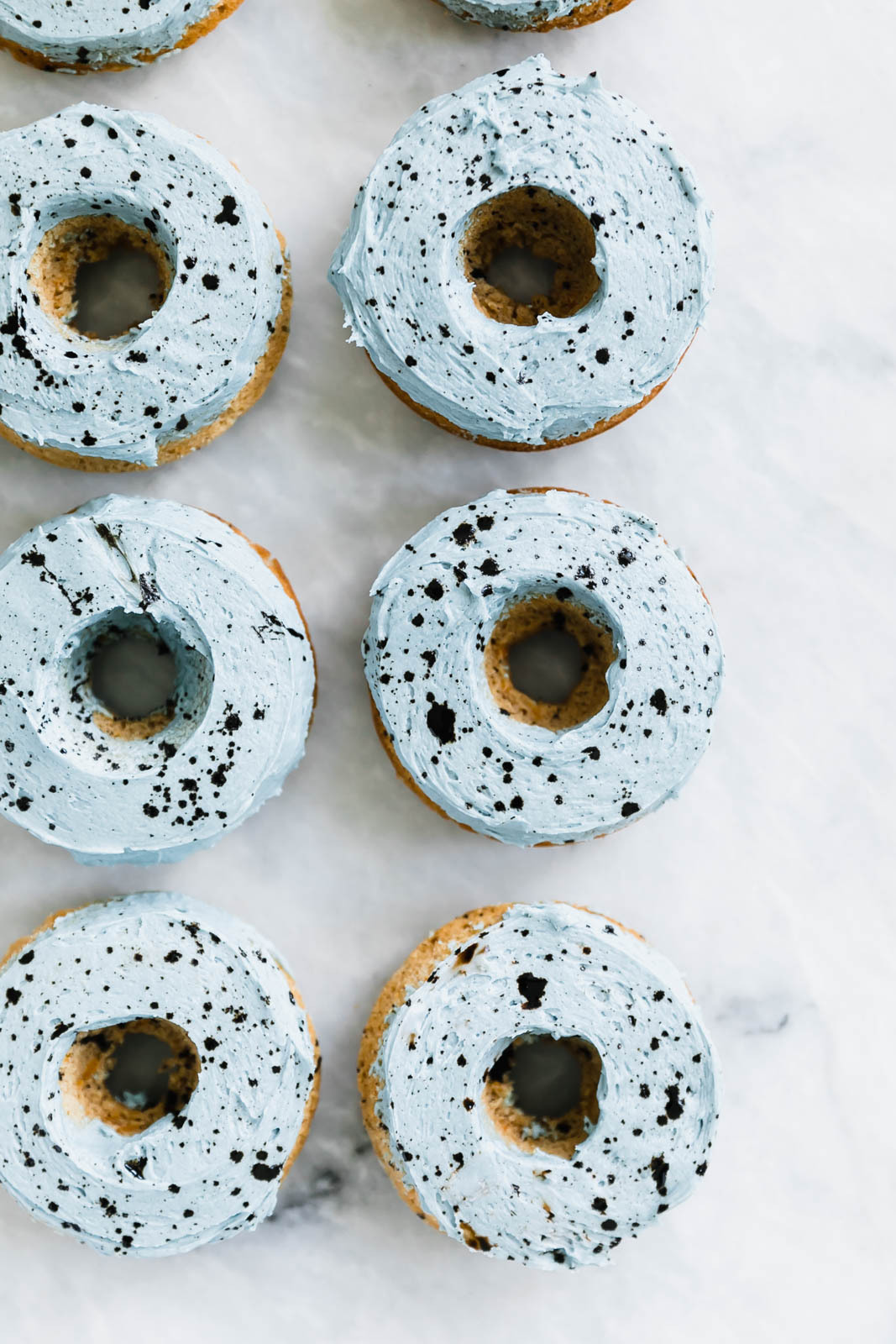 fullcravings:  Robin’s Egg Carrot Cake Donuts