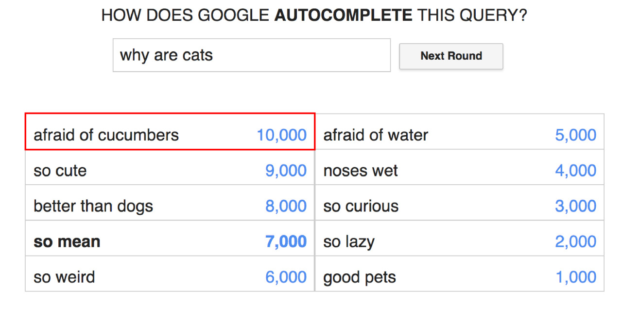 Google Feud 2019 Answers