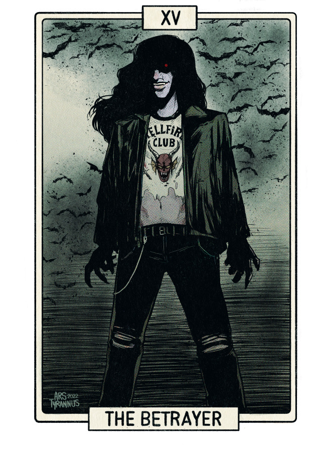 arstyrannus:The full set of steddie/eddie/steve tarot cardsI don&rsquo;t have
