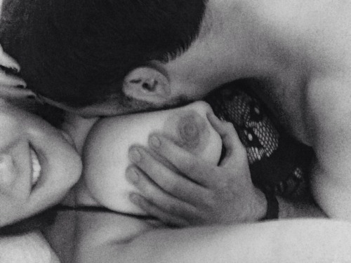 luvpattyscakes:  I love having his face between my tits. Nothing better than my husband paying the girls some attention.   Enjoy!   ❤️️️️️️️️️️Mrs C  Love this.