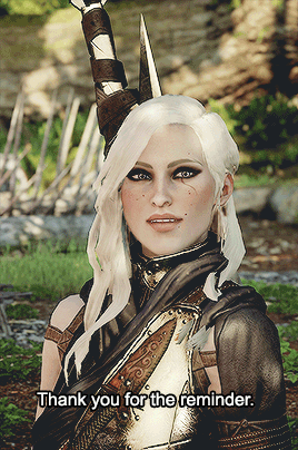 ladytrevelyan:I wonder: is it Andraste your soldiers invoke during battle, or does a more immediate 