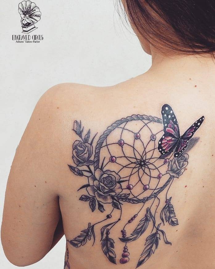39 Cool Dreamcatcher Tattoos On Arm - Arm Tattoos, Arm Tattoo Pictures