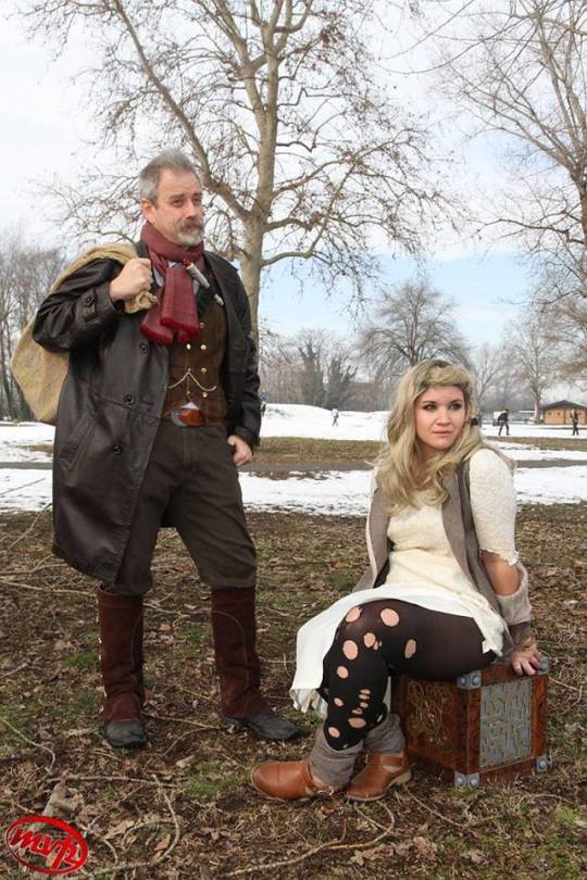 Cosplayers: Benedetta Valerio and Mauro Fuggiaschi Characters: War Doctor and The Moment