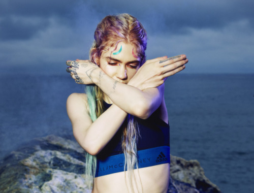 Grimes for Adidas x Stella McCartney AW19 Campaign.Photographed by SCANDEBERGS for Adidas.