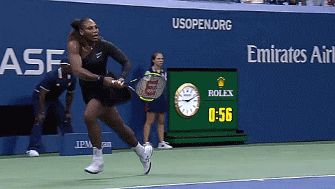 love-music-fashion-flawless:  Serena Williams wins the  opening match at the 2018