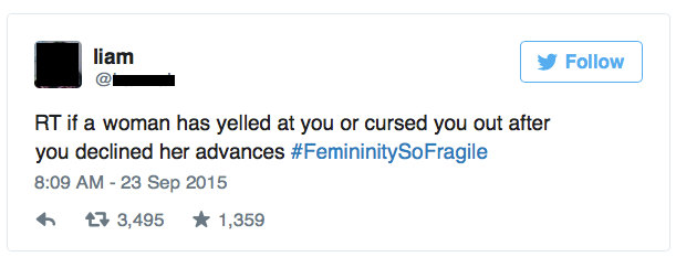 invertedgender:  cute-emerald-queen:  invertedgender:   #FemininitySoFragile exposes