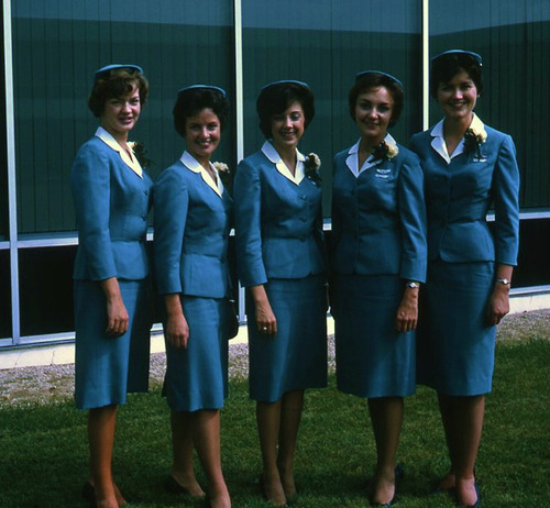 United Airlines Stewardesses, 1963snapatorium