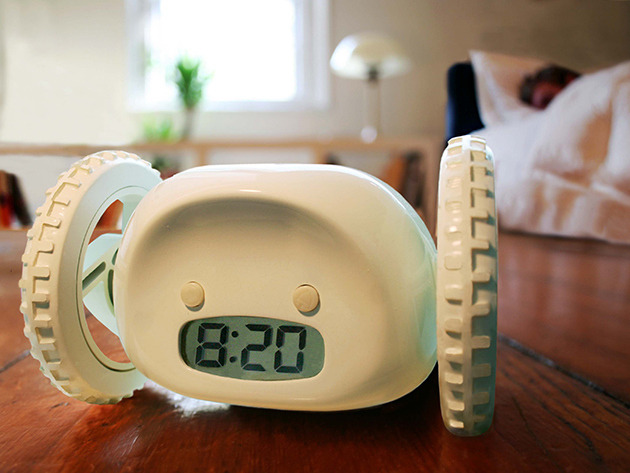 laughingsquid:  Clocky, A Motorized Alarm Clock That Runs Away So the User Can’t