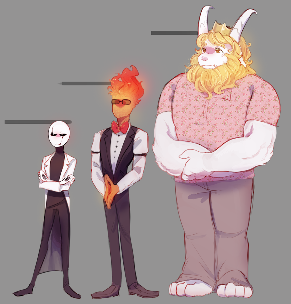 wet-ankles:  My Gaster is ridiculously short compared to everyone else’s so I did