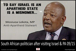 Girlactionfigure:  Anti Apartheid Stalwart Lekota After Visiting Israel And Pa Slammed