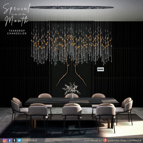 Special Item of the Month - Available until 30 June 2022  TEARDROP CHANDELIERThe special item of the