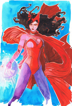 birdstump:  Scarlet Witch, by Stephanie