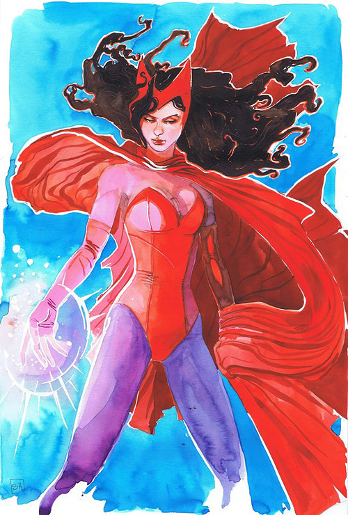 birdstump:  Scarlet Witch, by Stephanie Hans 