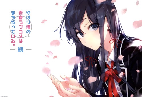 ponkan 8 seifuku yahari ore no seishun lovecome wa machigatteiru. yukinoshita yukino | #322069 | yande.re