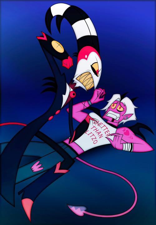 Blitz Beats Up The Better Than Blitzo Guy For Stealing Stolas.