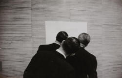 thephotoregistry:  Three men in front of diagram, 1950Rolf Gillhausen