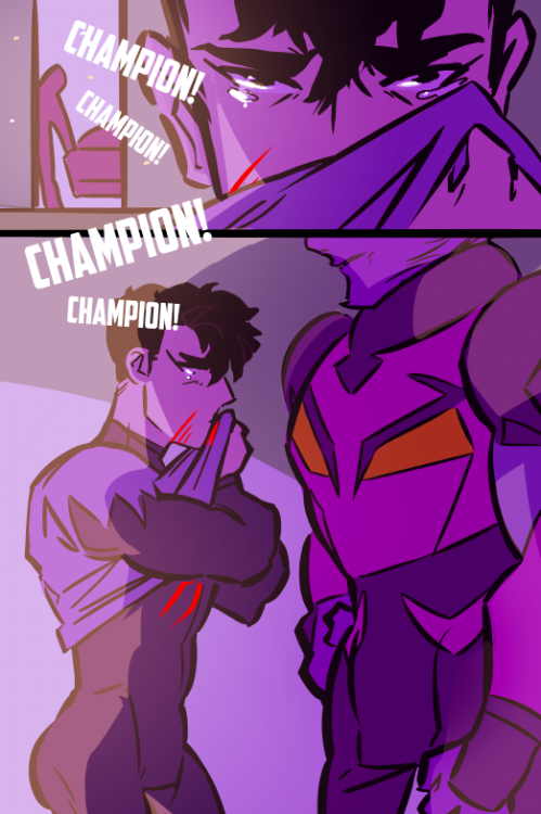 ‘Champion’ a Voltron fancomic about Shiro’s time as a gladiator. The lost year.Back - Part 2 - Next