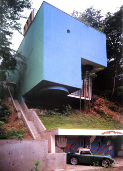 form1a:  Blue Box House, Tokyo - Mayumi Miyawaki, 1971.