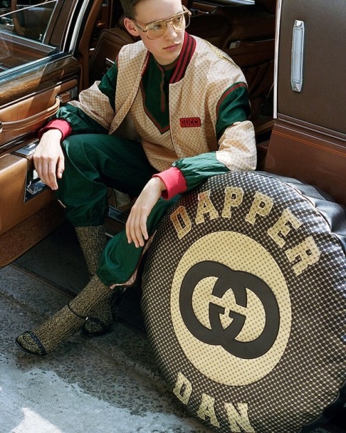 () #GUCCI unveiled the images of its new #DapperDan #collection, captured by the lens of Ari Marcopo