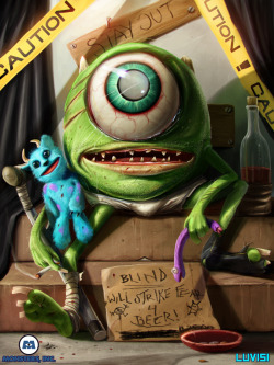 mynameisgoblin:  Damn, right in my childhood. Great art by Dan Luvisi. http://danluvisiart.deviantart.com/ 