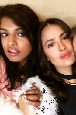 selenaunofficial:  Salma Hayek &amp; MIA 