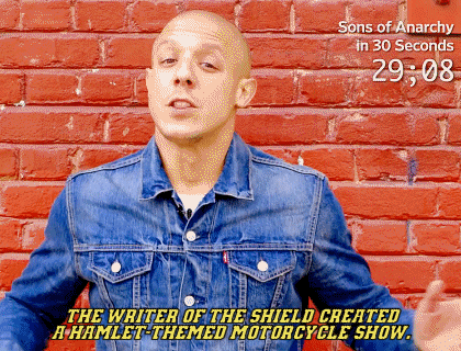northernbluetwo:  Theo Rossi explains 'Sons of Anarchy' in 30 seconds [x] 