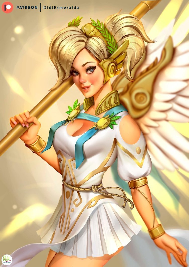 didiesmeralda: Mercy Summer Games Skin 2017 by Didi-Esmeralda   Others versions